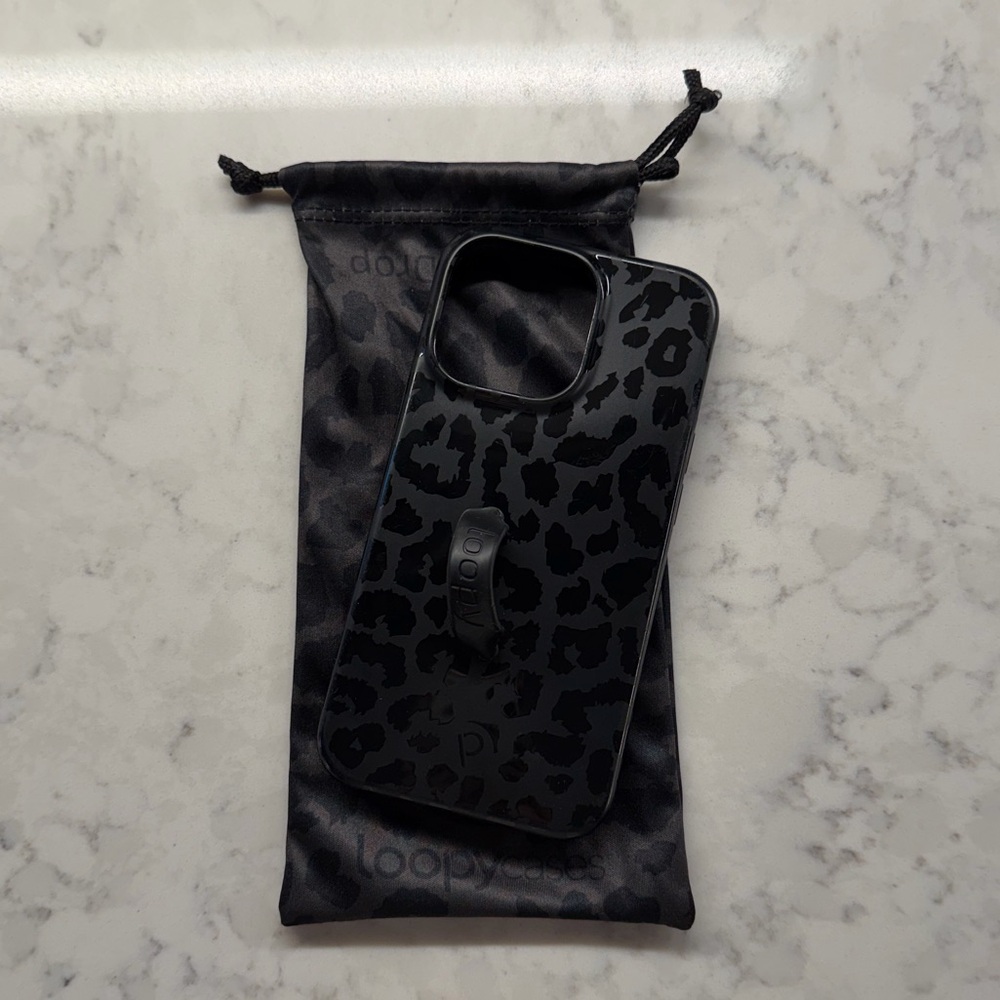 Loopy Case Midnight Leopard iPhone 13 Pro Case